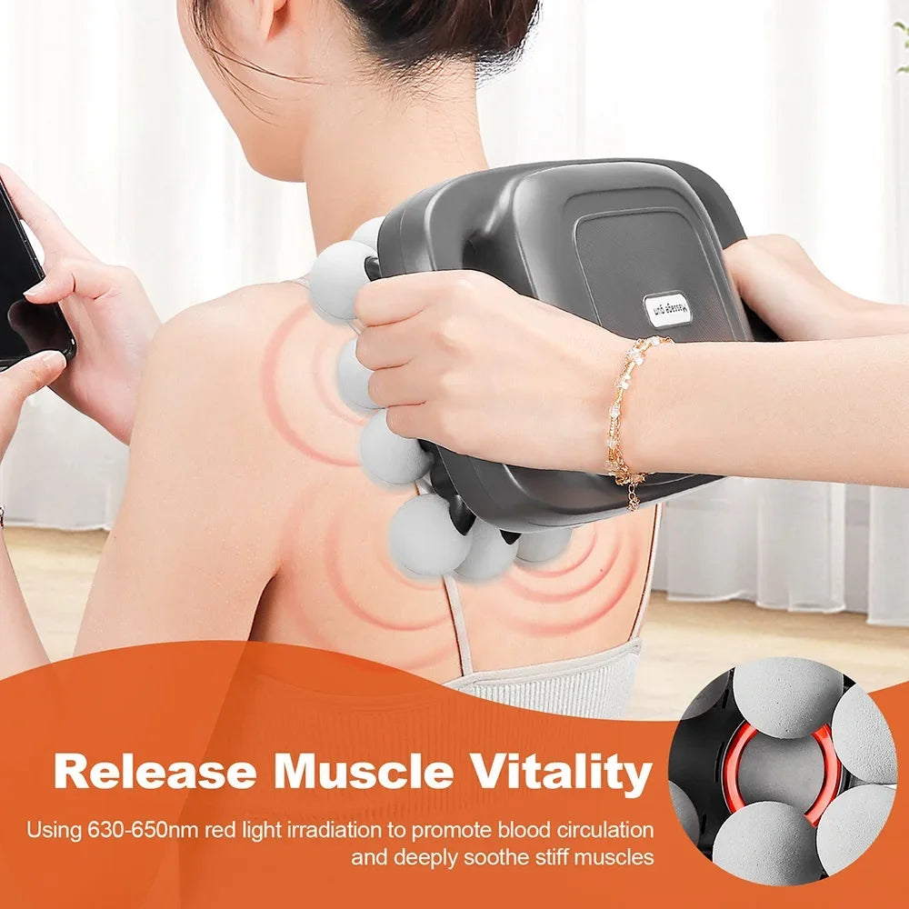 16-Head Fascia Gun High-Frequency Vibration Body Massage Gun Waist and Back Massager Neck Shoulder Massager Muscle masajeador